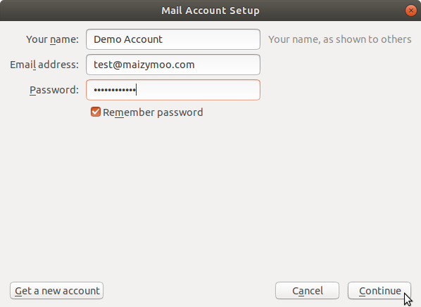 thunderbird add email account